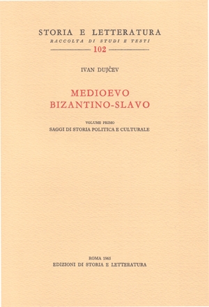 Medioevo bizantino-slavo. I