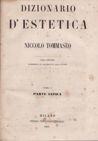 Dizionario d'estetica