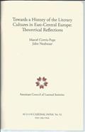 Towards a History of the Literary Cultures in East-Central Europe: Theoretical Reflections